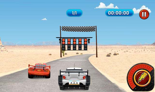 Captura del juego Cars: Lightning Speed