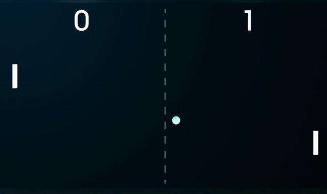 Atari Pong: Captura de pantalla