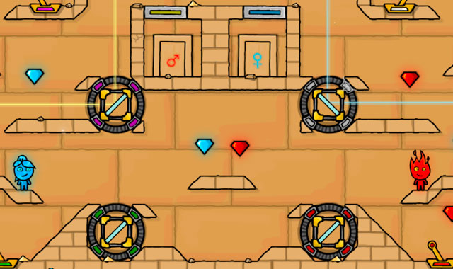 Captura del juego Fireboy and Watergirl 2 in the Light Temple