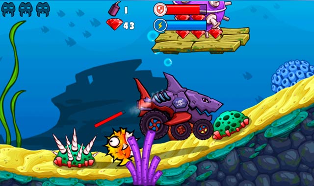 Captura del juego Car Eats Car: Underwater Adventure