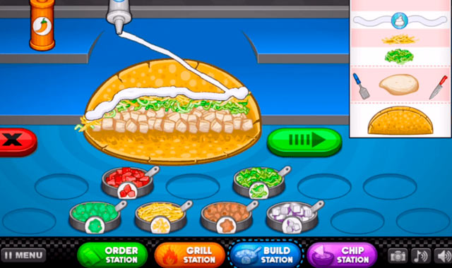 Captura del juego Papa’s Taco Mia