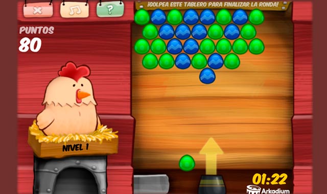 Captura del juego Eggz Blast