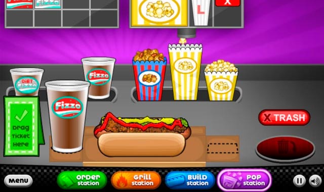 Captura del juego Papa’s Hot Doggeria
