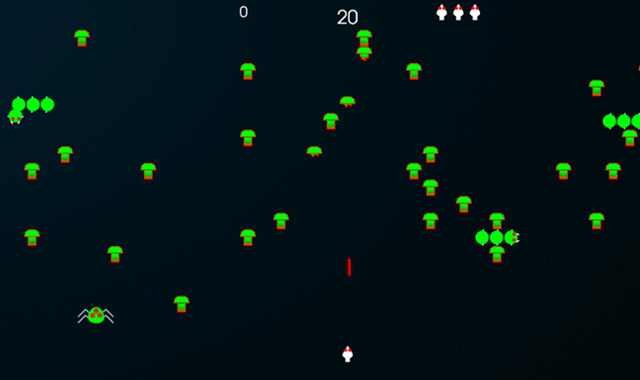 Centipede: Captura de pantalla