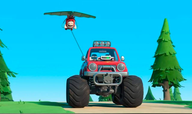 Oddbods Monster Truck: Captura de pantalla