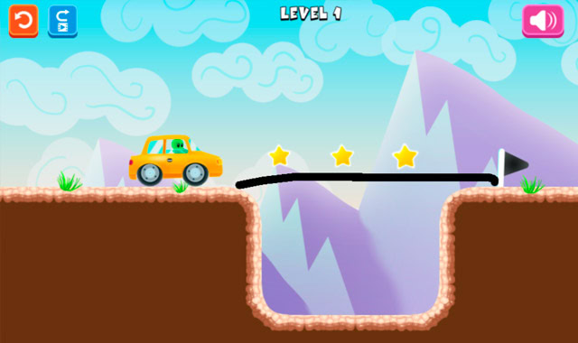 Captura del juego Stickman Draw the Bridge