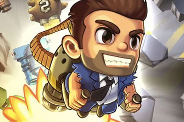 Jetpack Joyride: Portada