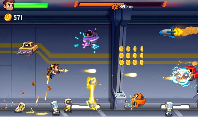 Jetpack Joyride: Captura de pantalla