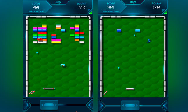 Captura del juego Arkanoid