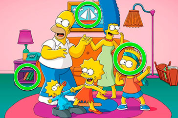 Find the differences: The Simpson: Portada