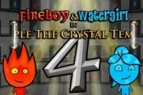 Juego online Fireboy and Watergirl 4 in the Crystal Temple