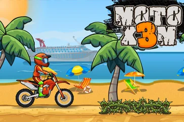 Juego online Moto X3M Bike Race