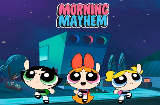 The Powerpuff Girls Morning Mayhem - Portada oficial