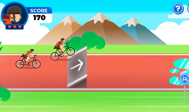 Captura de pantalla de Cycling Hero
