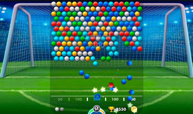 Captura de pantalla de Bubble Shooter Soccer 2