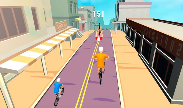 Captura de pantalla de Bike Rush