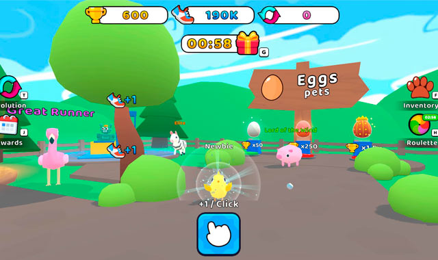 Captura de pantalla del juego Robbie: Become a beast