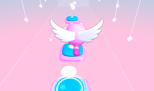 Captura de pantalla del juego Jump in Rhythm to the Hit! Cat Disco!