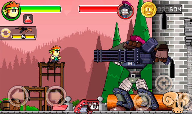 Captura de pantalla de Dan the Man