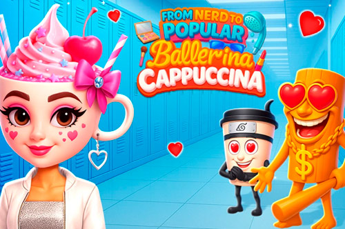 From Nerd to Popular Ballerina Cappuccina - Portada oficial