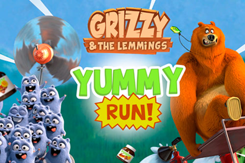 Grizzy & the Lemmings: Yummy Run - Portada oficial