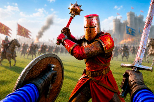 Guerra de Caballeros: Batalla de Espadas en Arena 3D - Portada oficial